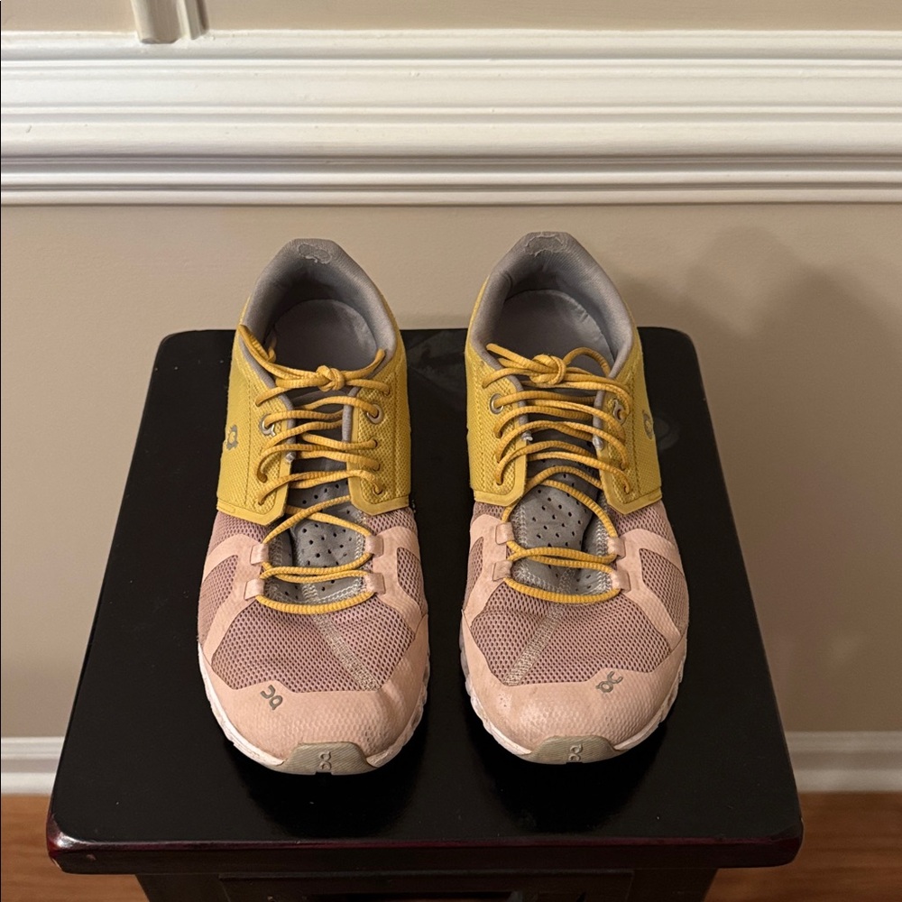 On Cloud Running Walking Women's Sneakers Rose Sand Pink Blush Green size 8.5 - Picture 2 of 7